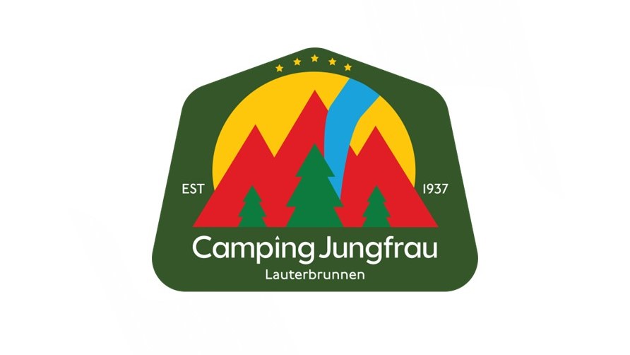 Camping Lodge Camping Jungfrau Lauterbrunnen Logo 16x9