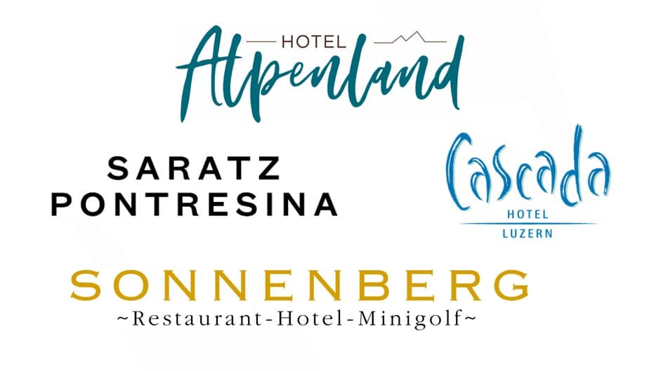 Neue Betriebe Mai Juni 2023 Hotel Alpenland, Saratz und Sonnenberg, Cascada